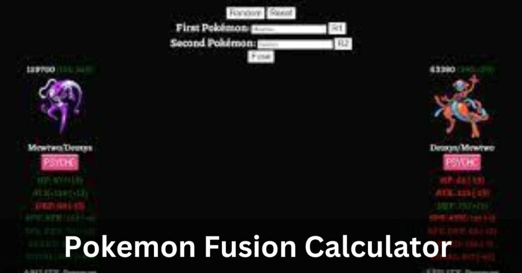 Pokemon Fusion Calculator
