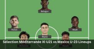 Sélection Méditerranée XI U21 vs Mexico U-23 Lineups